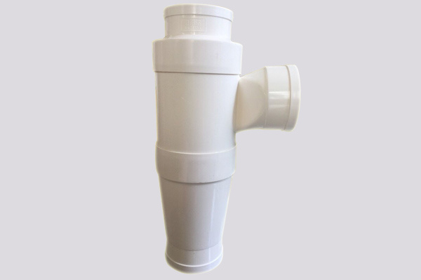 Helical three-way valve