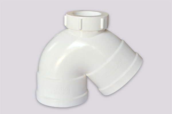 U-shaped water trap (with inspection hole)