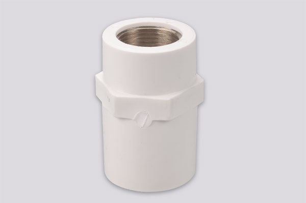 Copper inner thread reducing tee