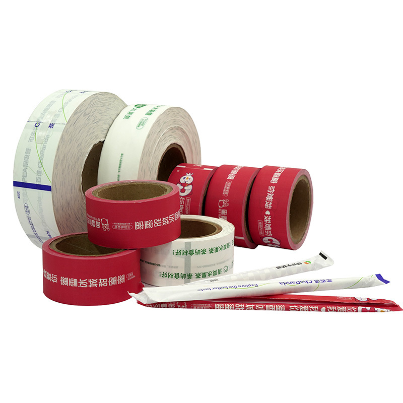 Straw packaging paper