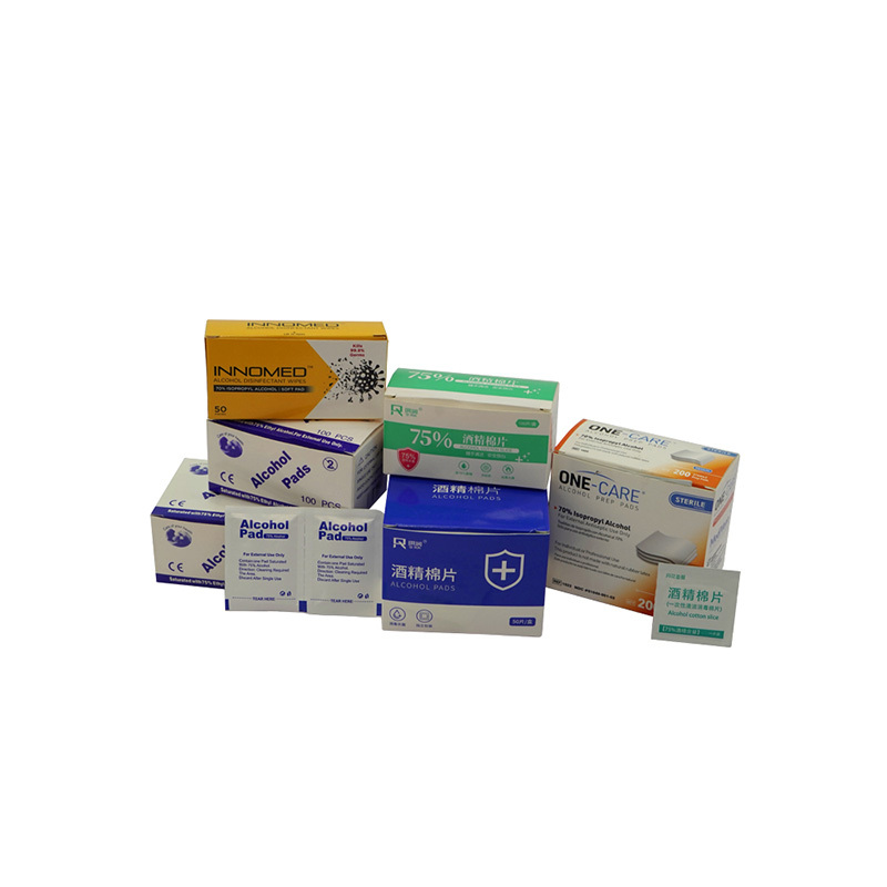 Alcohol disinfectant cotton pads