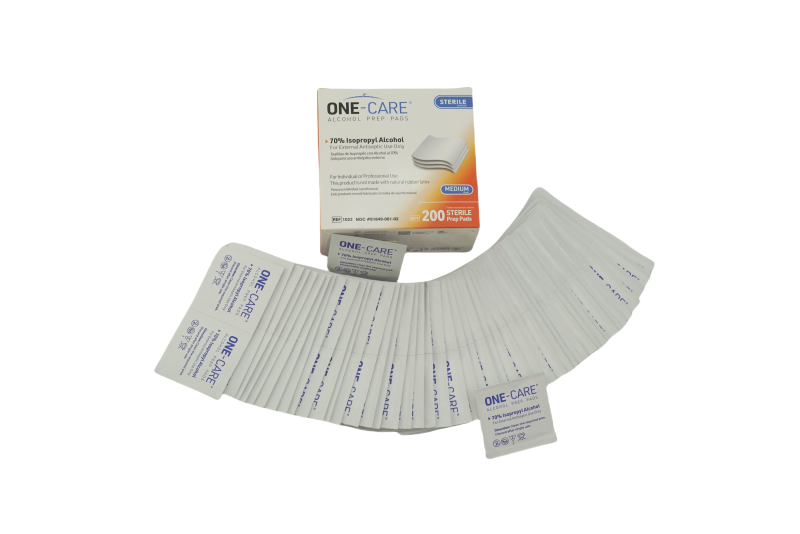 Alcohol disinfectant wipes or cotton pads