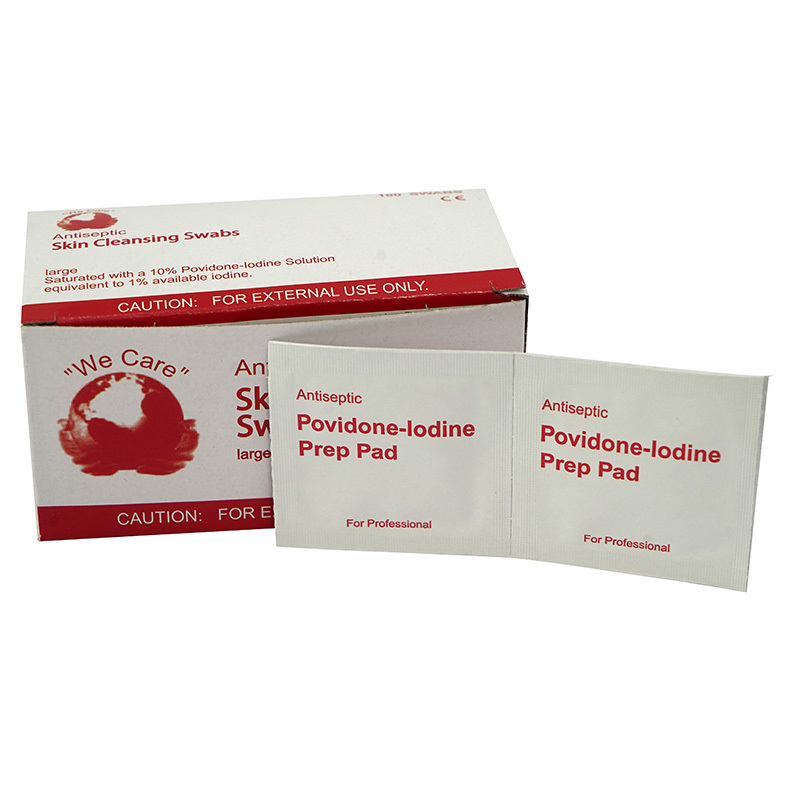 Lodine disinfectant cotton pads