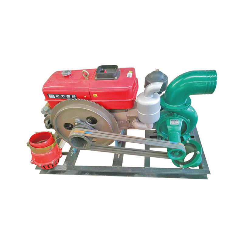 6 inch centrifugal pump with 18HP diesel engine pump unit (belt connection)