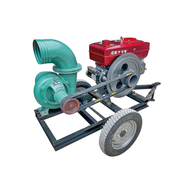 8 inch centrifugal pump with 20HP diesel engine pump unit (belt connection)