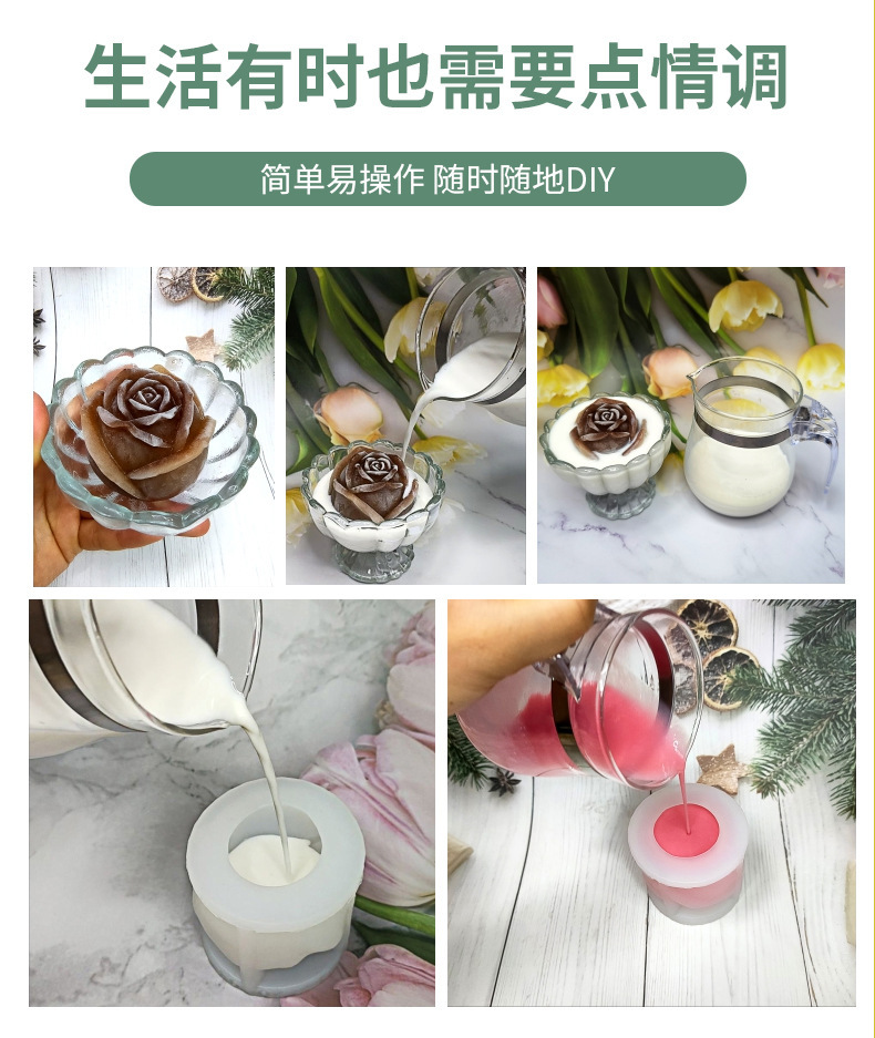 抖音小红书博主解压捏捏乐硅胶 自消泡好操作AB食品级捏捏胶 捏捏翻模