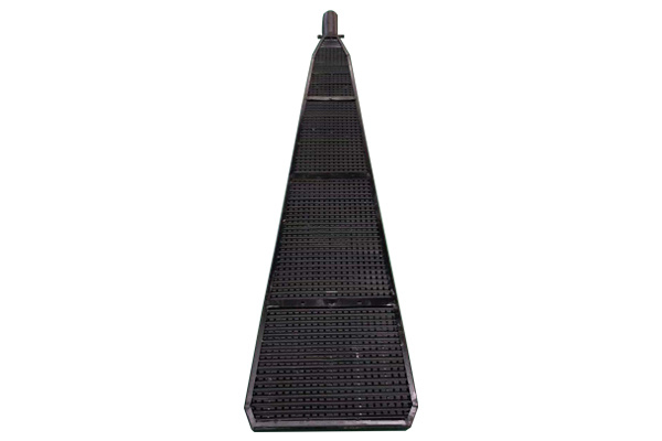 Stand-up fan-shaped board