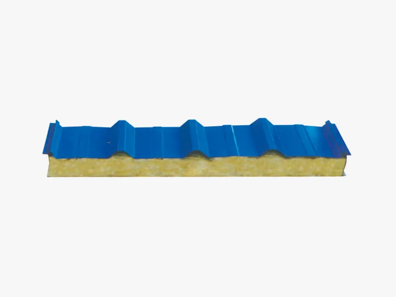 RP-CC950 Metal faced rockwool roofing composite panel