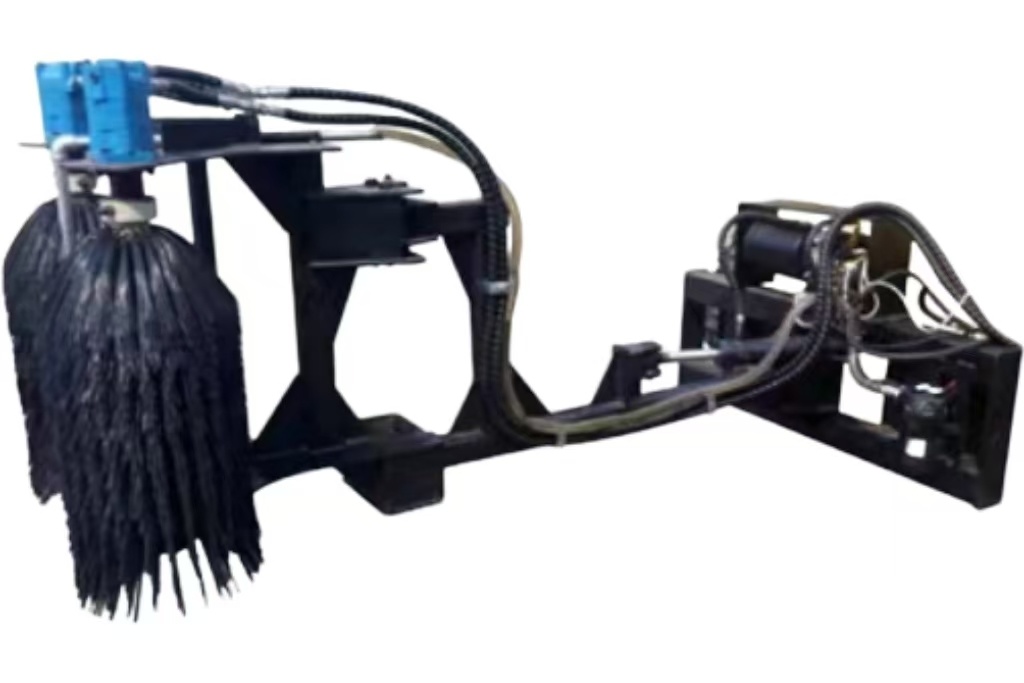SY-0218 Guardrail cleaner working hopper broom