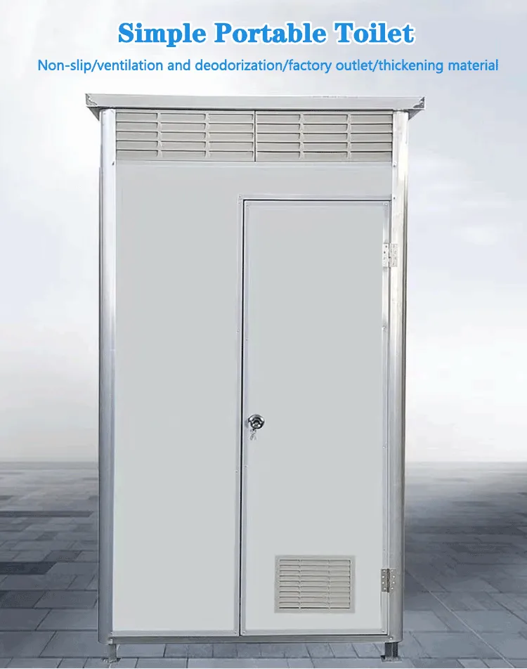 Prefab House Public Outdoor Bathroom Mobile Portable Toilet And Showers For Camping