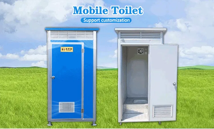 Prefab House Public Outdoor Bathroom Mobile Portable Toilet And Showers For Camping