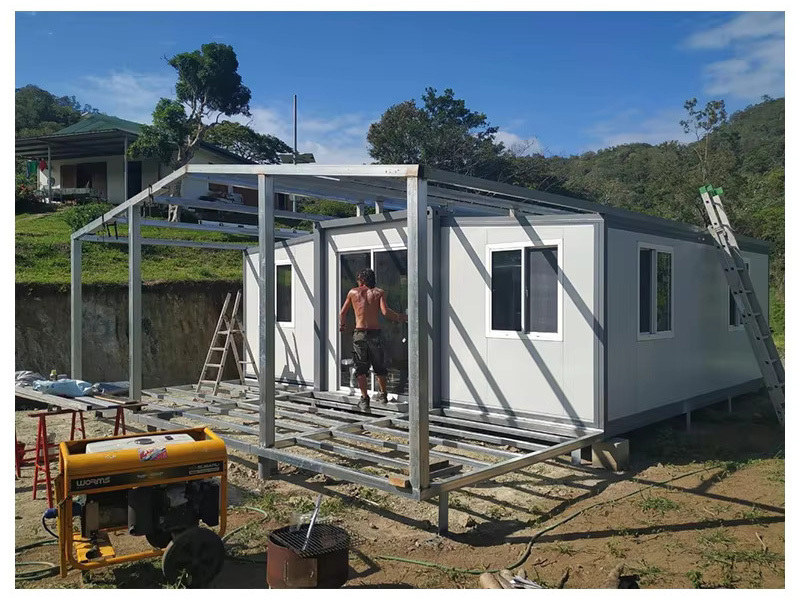 Factory direct sales expandable folding container house 2 bedrooms bed prefabricated foldable container home