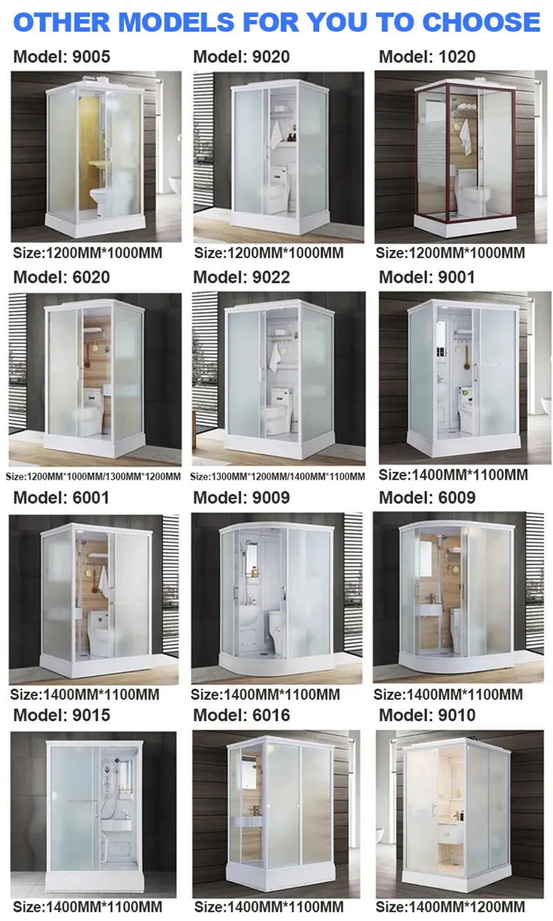 Portable modular bathroom Integrated bathroom integrated shower room Dry-wet separation integrated bathroom With toilet