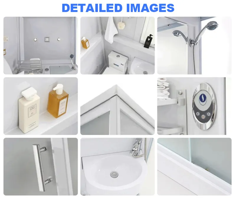 Portable modular bathroom Integrated bathroom integrated shower room Dry-wet separation integrated bathroom With toilet