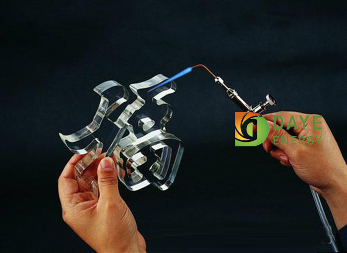 Acrylic flame polishing machine