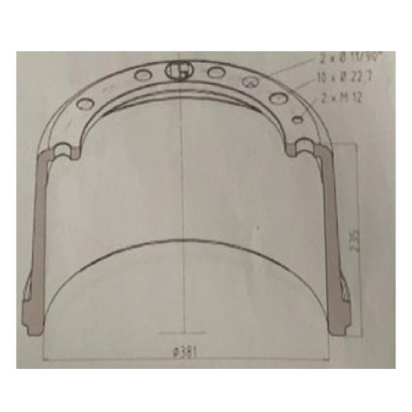 Brake Drum C-0173