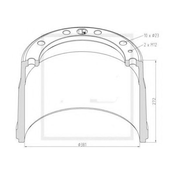 Brake Drum C-0172
