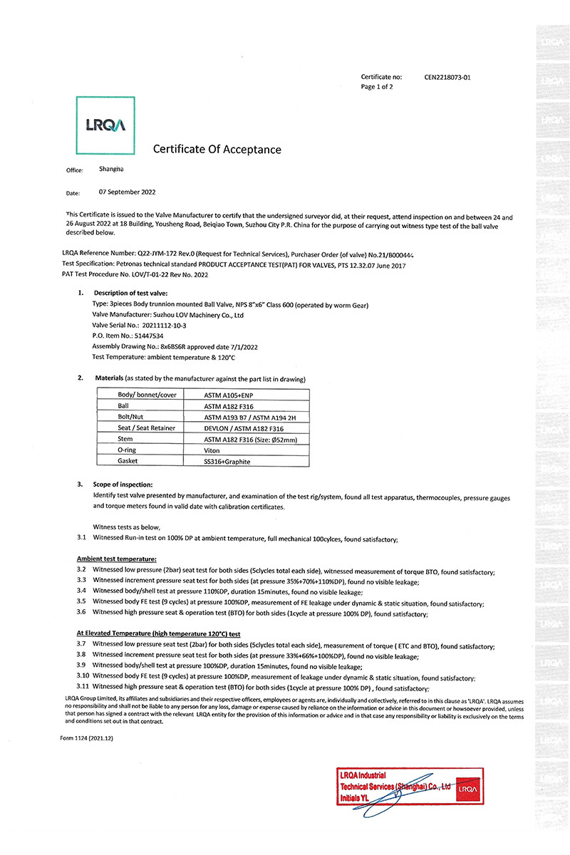 Product Certification
