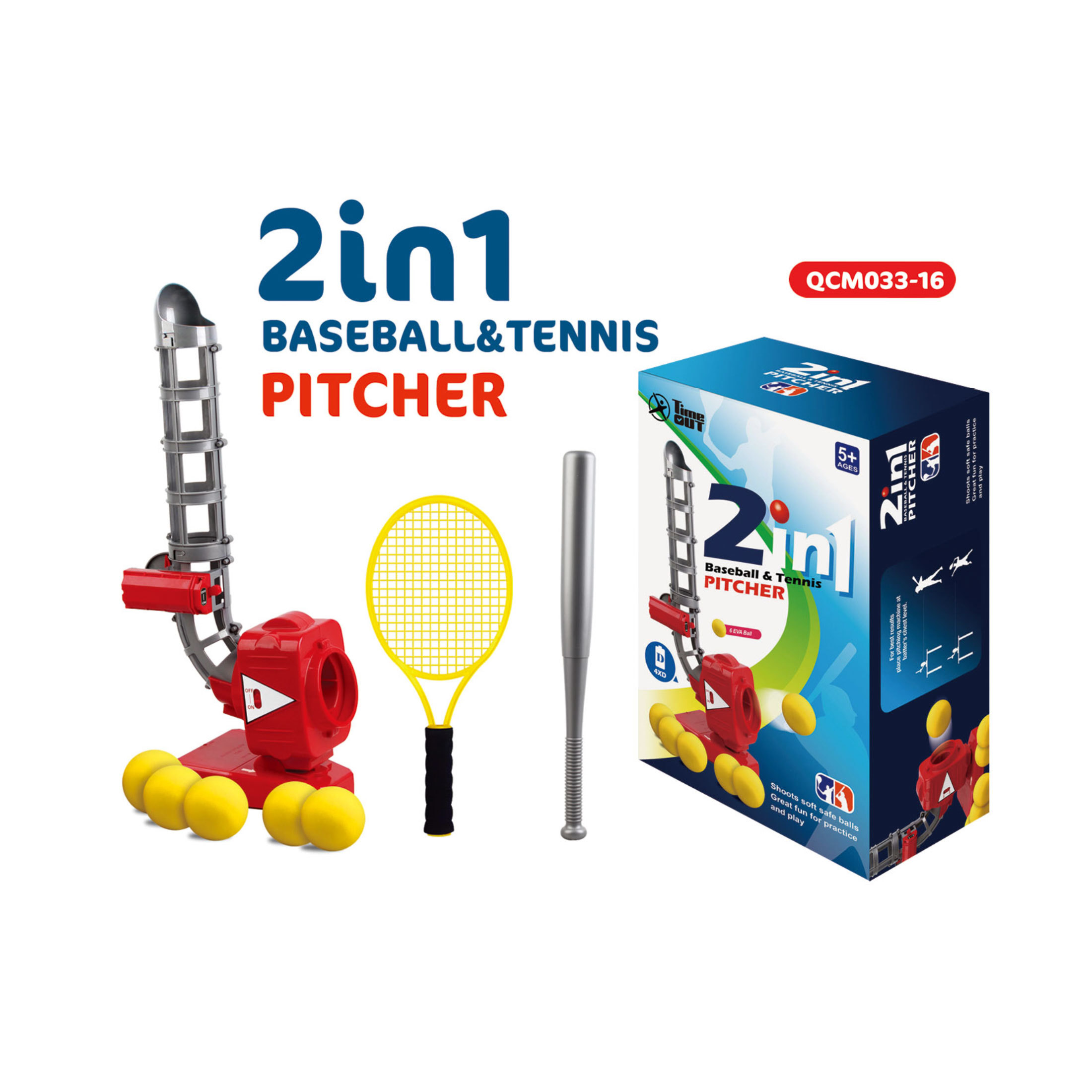 2in1 Baseball &Tennis Pitcher