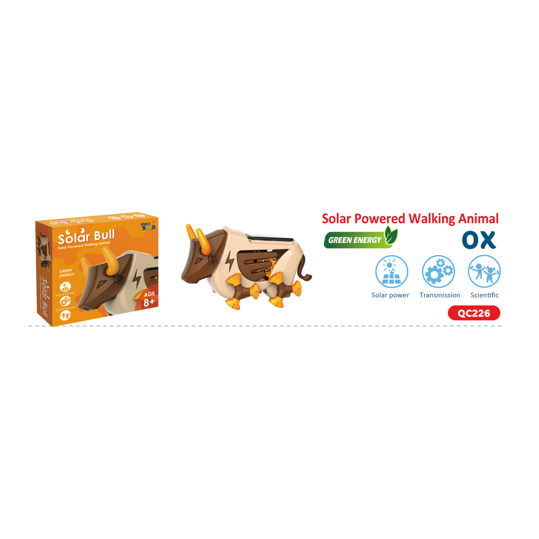 Solar Powered Walking Animal - OX