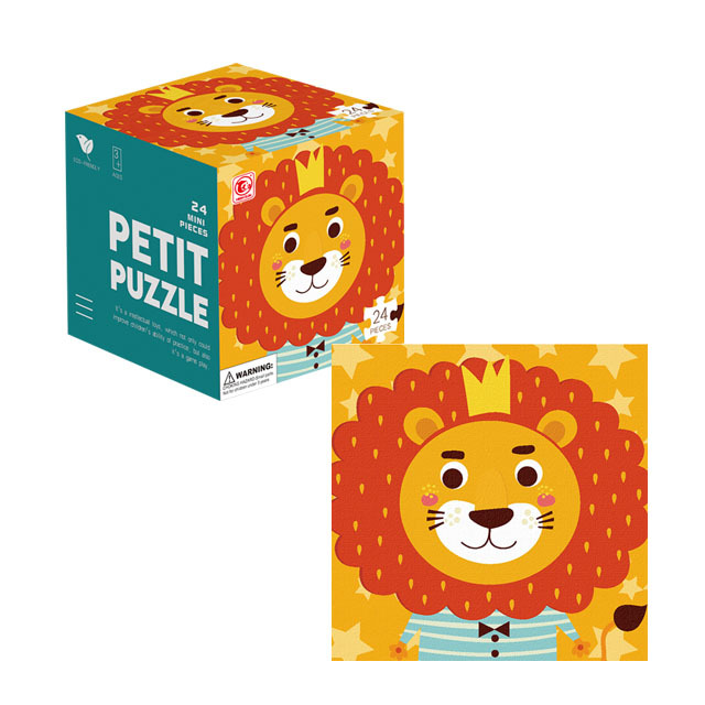 Wholesale Custom Petit Jigsaw Puzzle For Children Baby Cartoon 24 PCS Animal Jigsaw Puzzle Shantou Toys