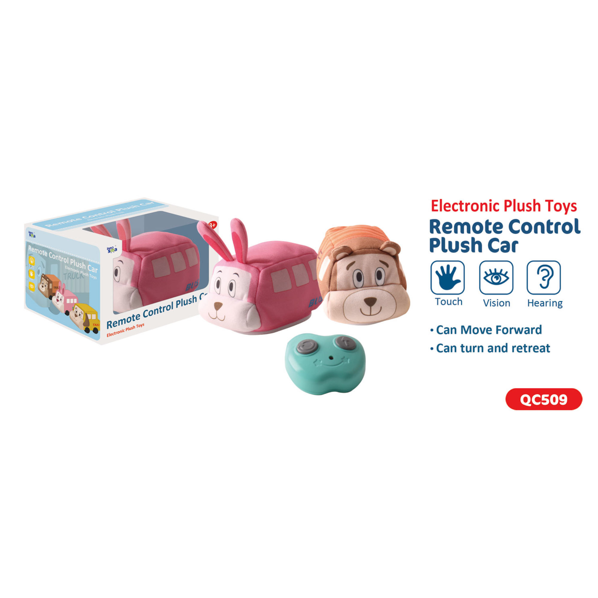 Electronic Plush Toys Remote Control Plush Car