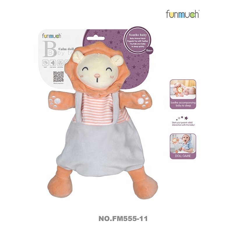Soothing Hand Doll Toy Newborn Baby Toy Parent Child Cloth Doll Early Education Plush Electronic Plush Toy