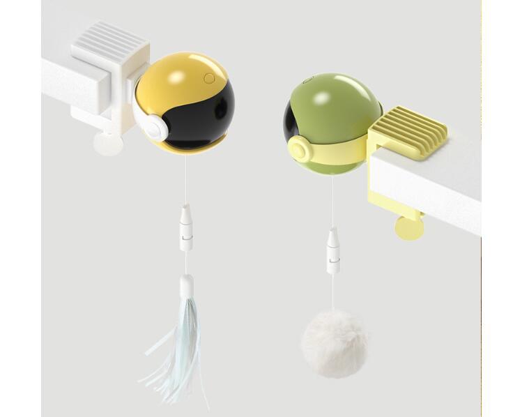 Pet Smart Cat Toys Cross Border Hot Sales Since the High Amusement Automatic Teasing Cat Stick Electric Cat Toy Magic