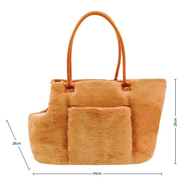 Pet Travel Bag Durable Cat Bag  Detachable Pet Cage Travel Cat Strap Plush