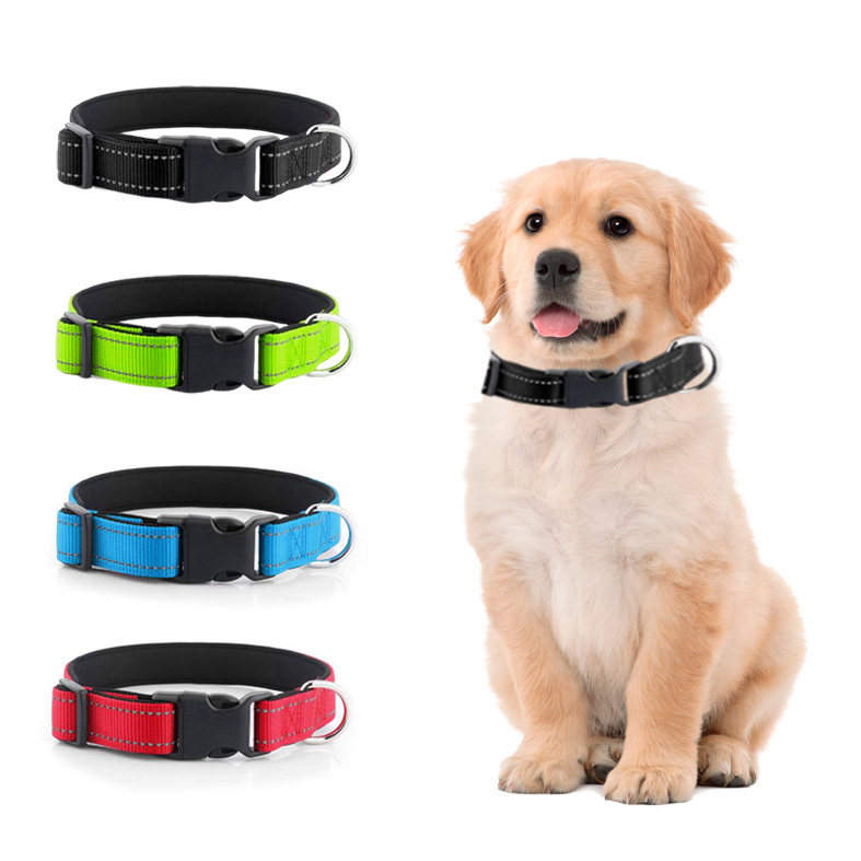 Hot Sale Heavy Duty Combat Adjustable Durable Tactical Neoprene Dog Collar a Button Dog Leash Harness Set OEM