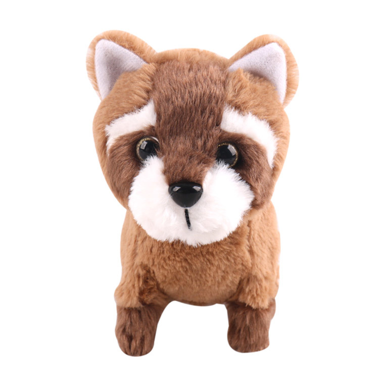 Stuffed Animal Toys Dancing Plush Interactive Walking Raccoon for Kids Music Plush Lovely Electronic Plush Toy Juguetes