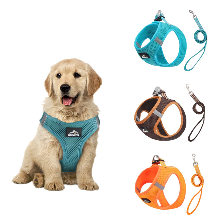 Dog Chest Harness P Rope Leash Set Teddy Small Dog Pet Chest Harness Hot Sale Dog Tactical Chest Harness OEM