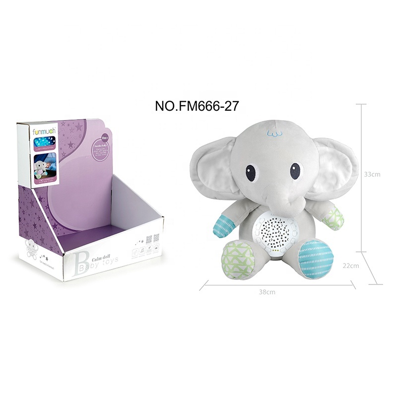Newest Arrivals Baby Sleep Pacify Doll Toy Starry Projection Kids Sleeping Stuffed Plush Animals Toy Electronic Plush Toy