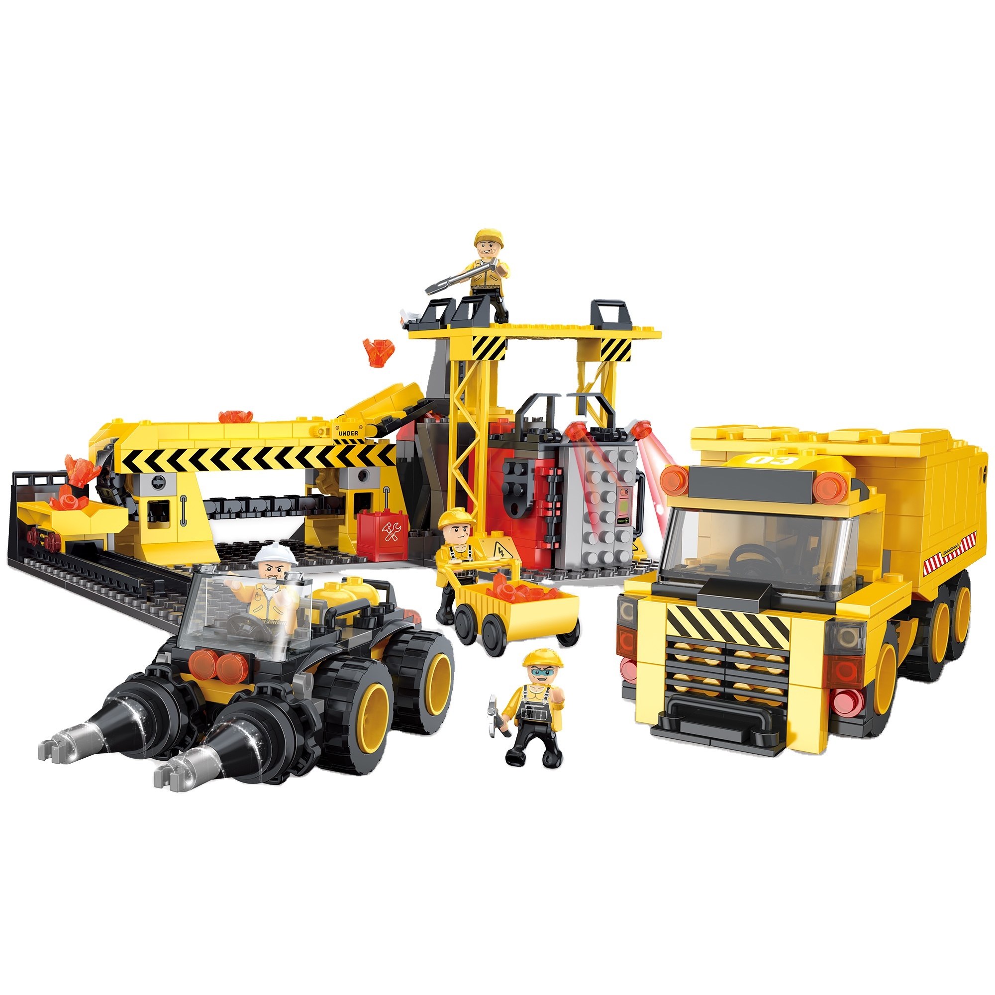 Puzzle Building Blocks/small Particles/engineering Set Series 604PCS