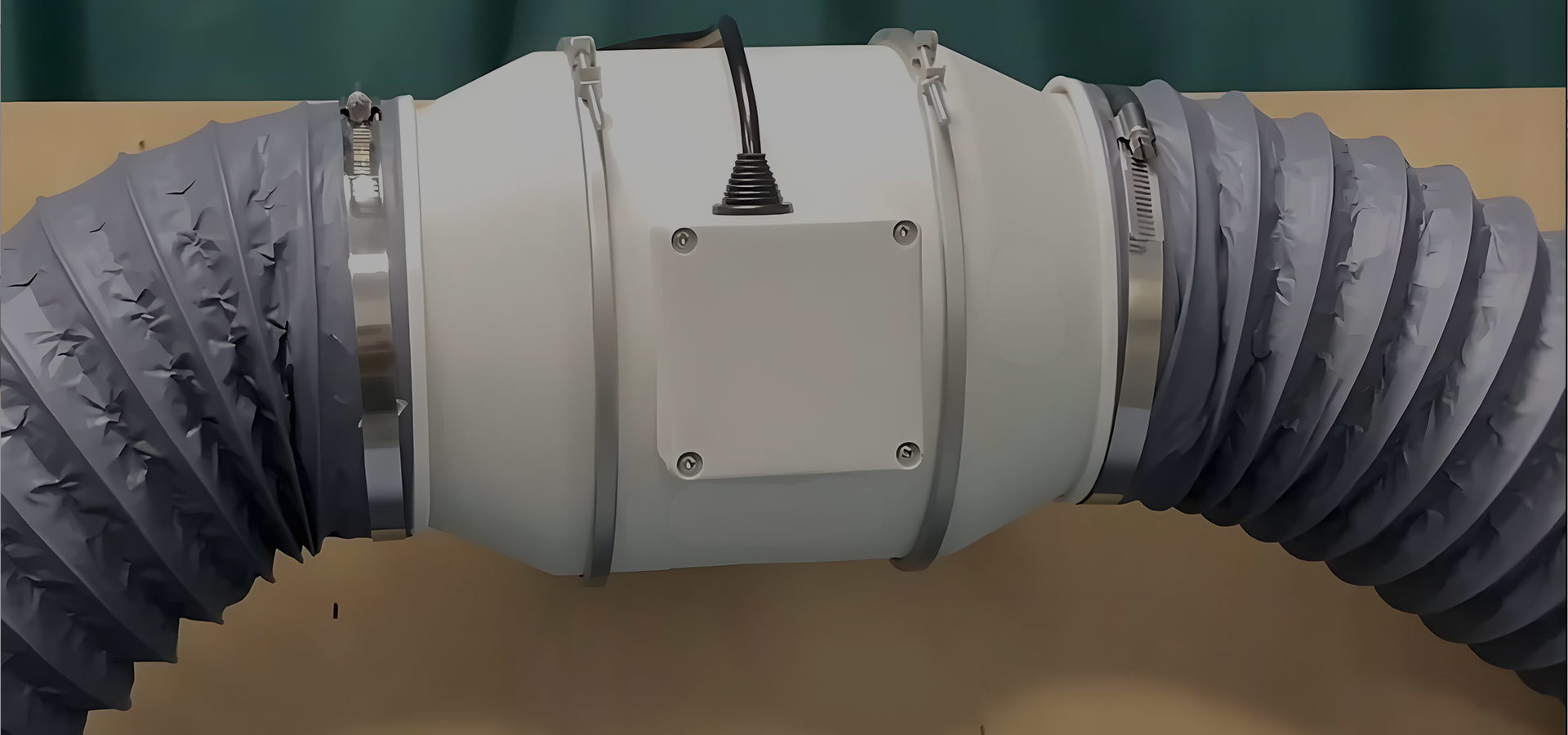 Inclined flow duct fan Inclined flow duct fan