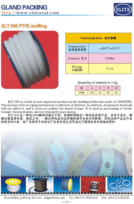 Expanded PTFE Packing
