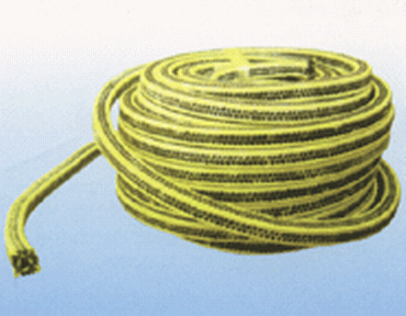 Polytetrafluoroethylene aramid fiber braided packing