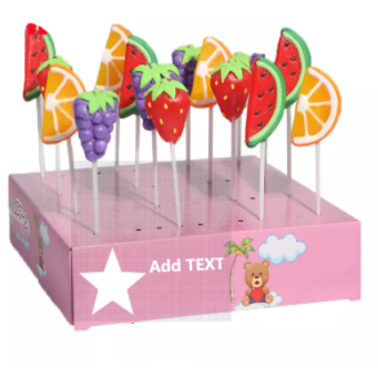12g fruit lollipop