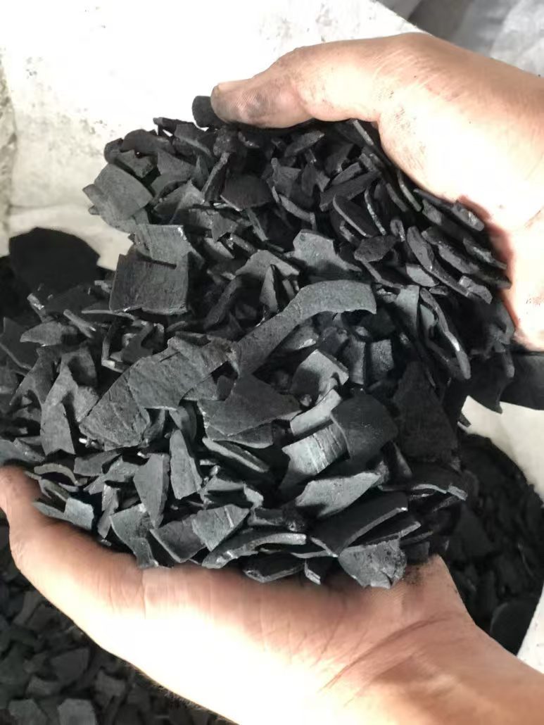 Raw Material Coconut Shell Charcoal for Making Activated Charcoal Shisha for Hookah Briquette and Powder Pattern
