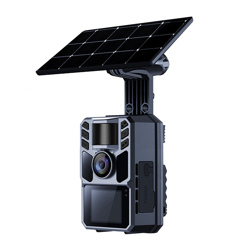 Solar Panel Outdoor Security 0.8 Second Triggering Main PIR 110° Wildlife Night Vision Hunting Camera Trail Cameras