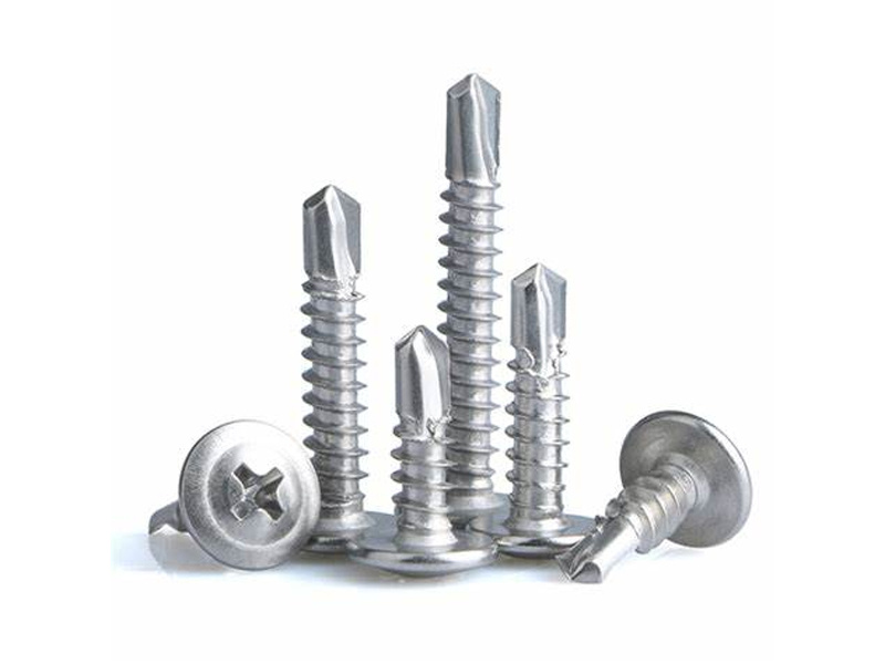 Round head screw with tail