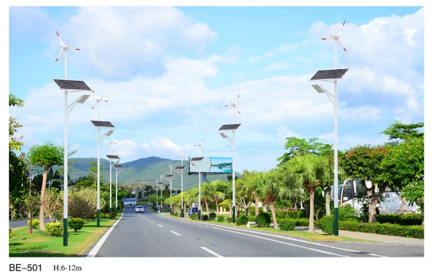 太阳能风光互补道路灯
