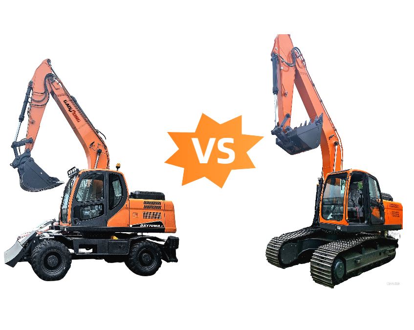 Wheel Excavators VS Track Excavators: Key Differences Explained