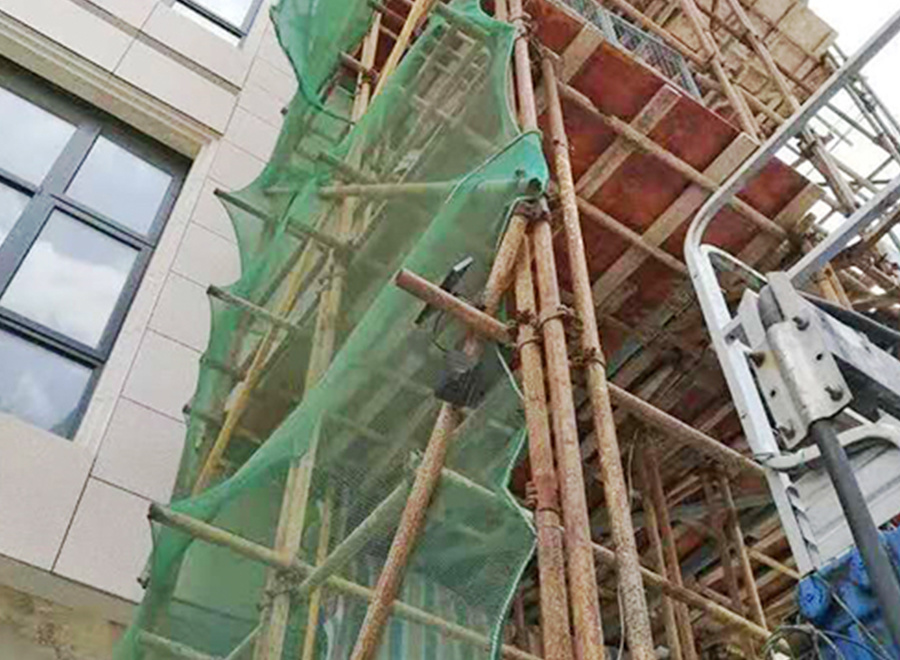 某建筑工地防高空墜物