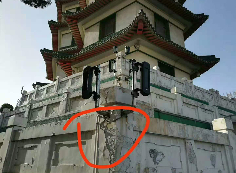 河南某紀念塔安防報警
