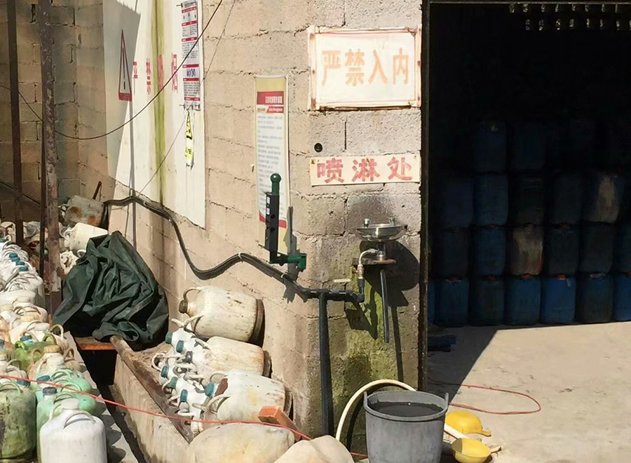 浙江麗水某化工廠(chǎng)報(bào)警系統(tǒng)