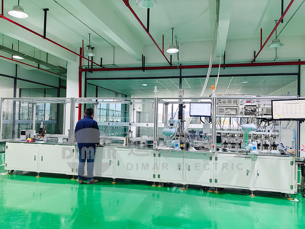 Electromagnetic valve automatic production line