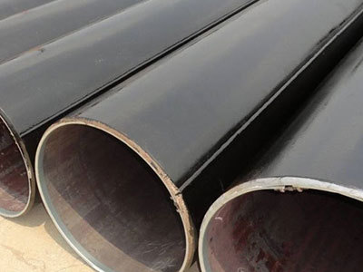 Straight seam steel pipe