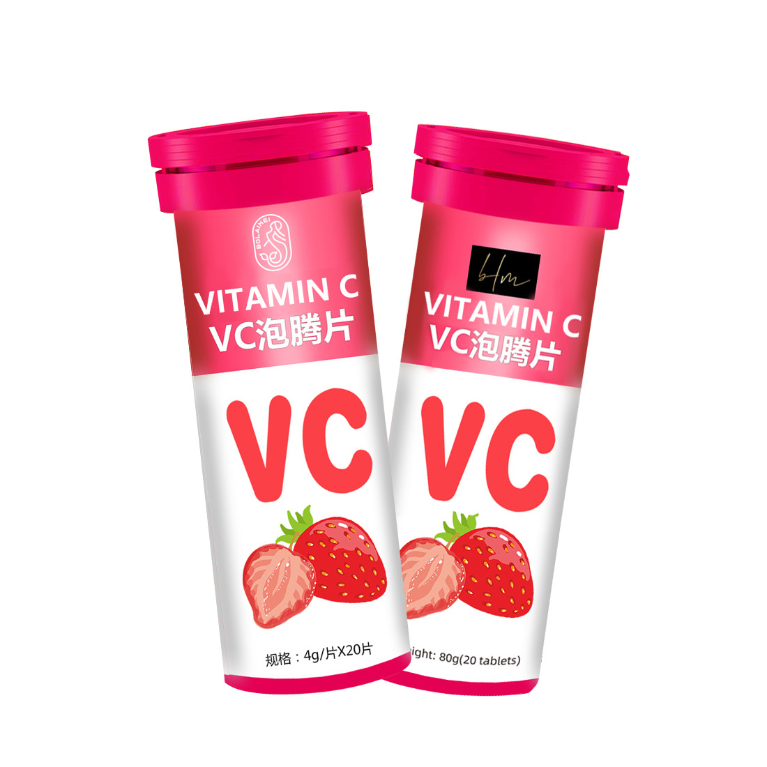 VC泡腾片 草莓味