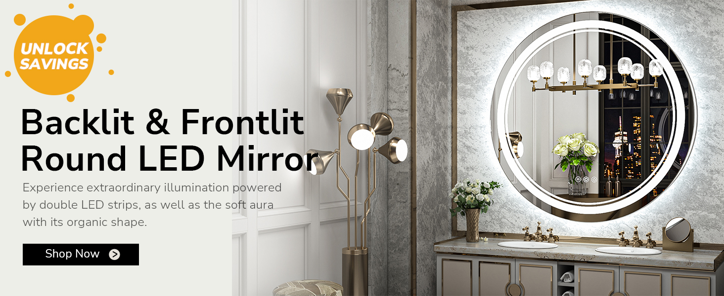 led bathroom mirror